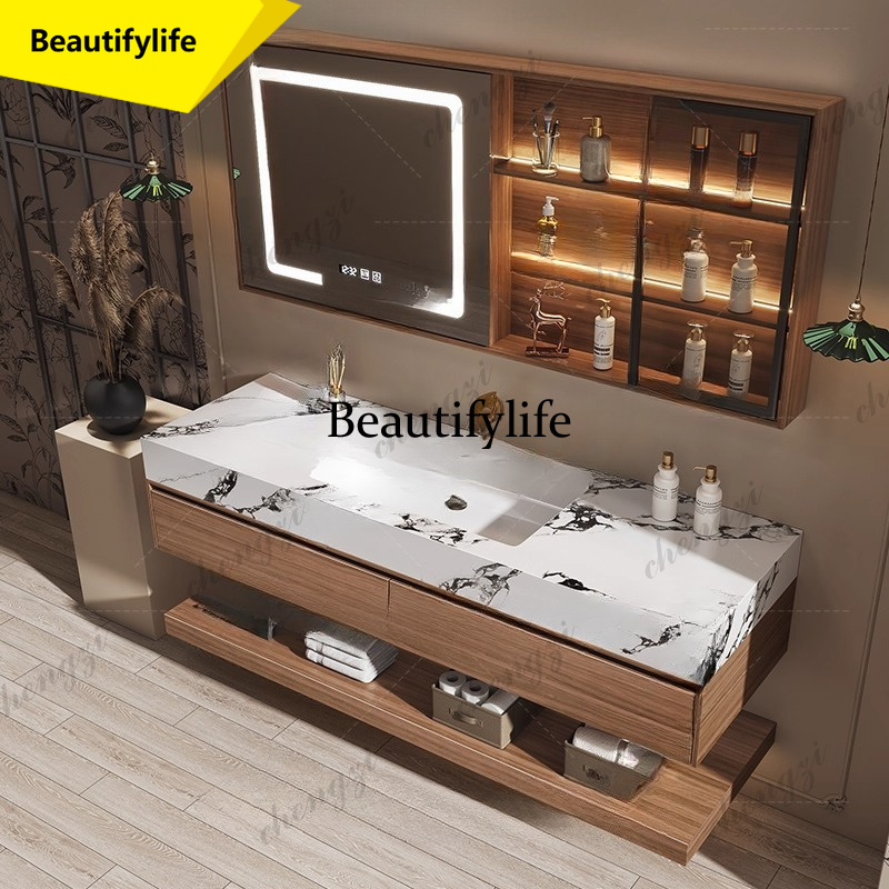 Home Bathroom Vanity Combo - Mobile bagno in legno M02 con