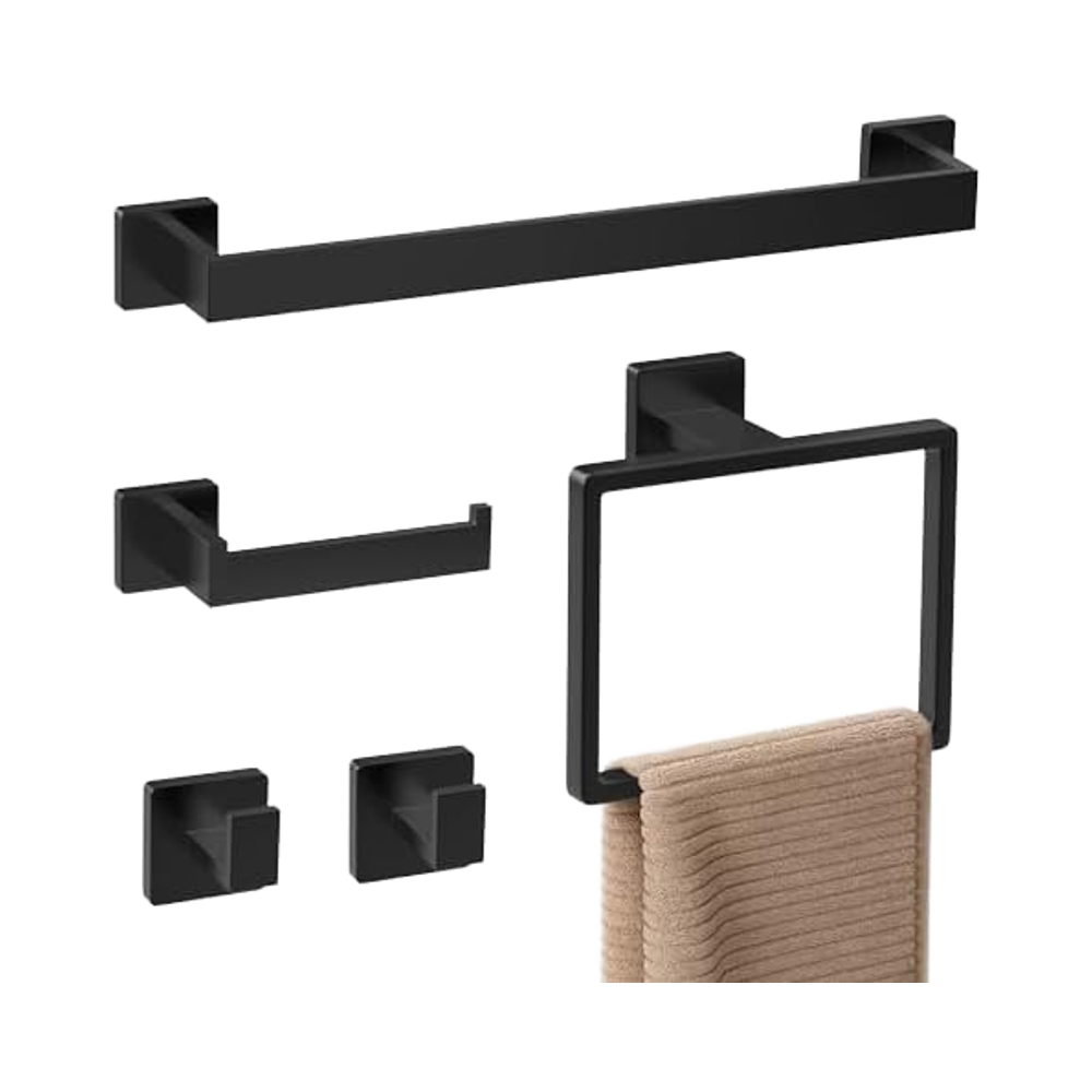Towel Bar Stainless - Set di Accessori da Bagno Moderno