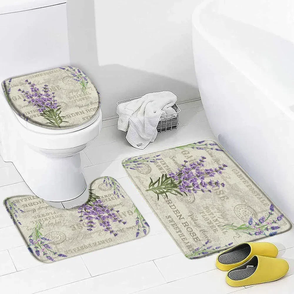 Zara Home Bathroom Rug - Set tappetino da bagno viola lavanda