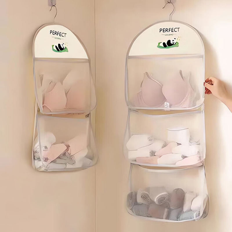Home Kitchen & Bathroom - Borsa portaoggetti a rete trasparente da