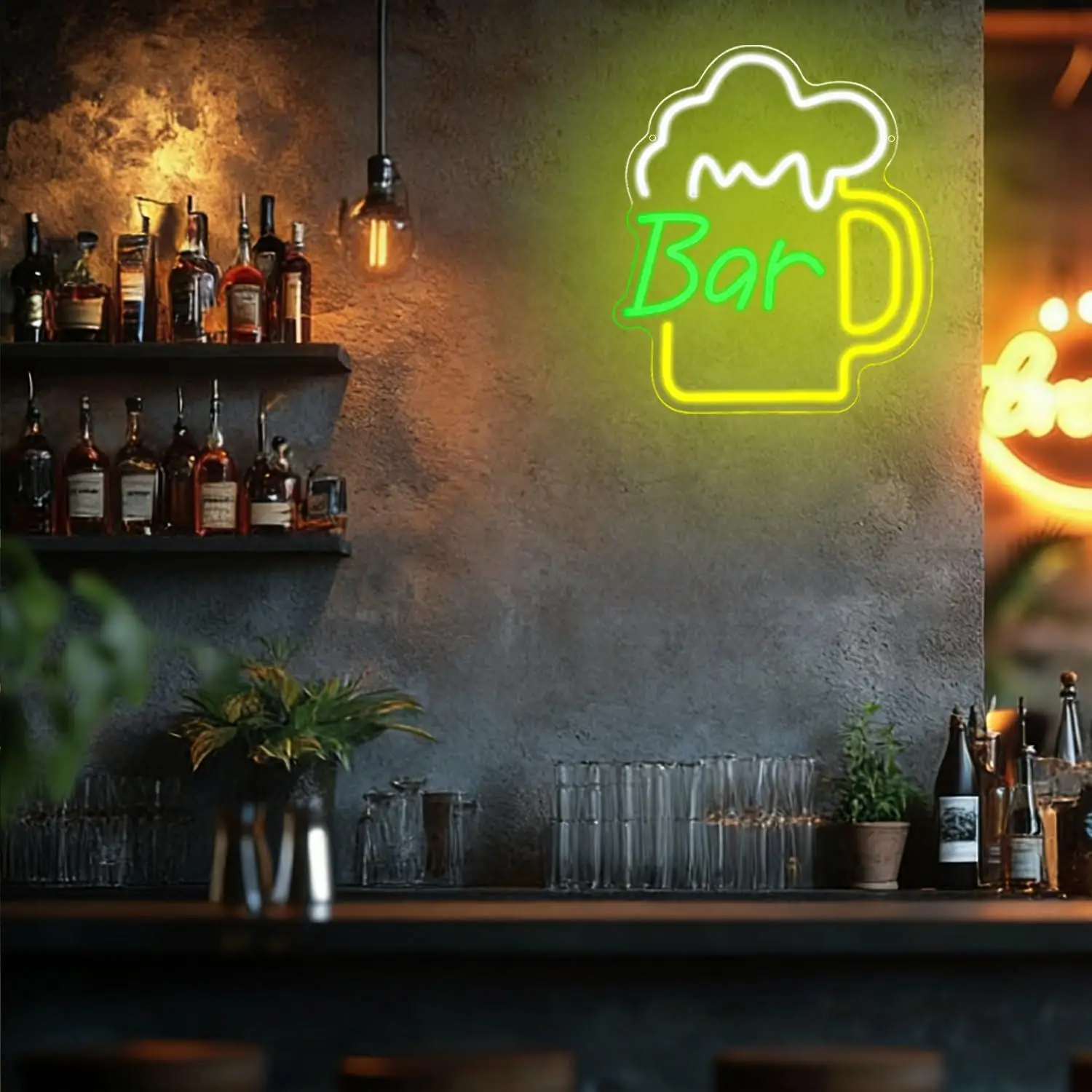Insegna al Neon per Bar con Lu - Home Kitchen & Bathroom recensione e prezzo